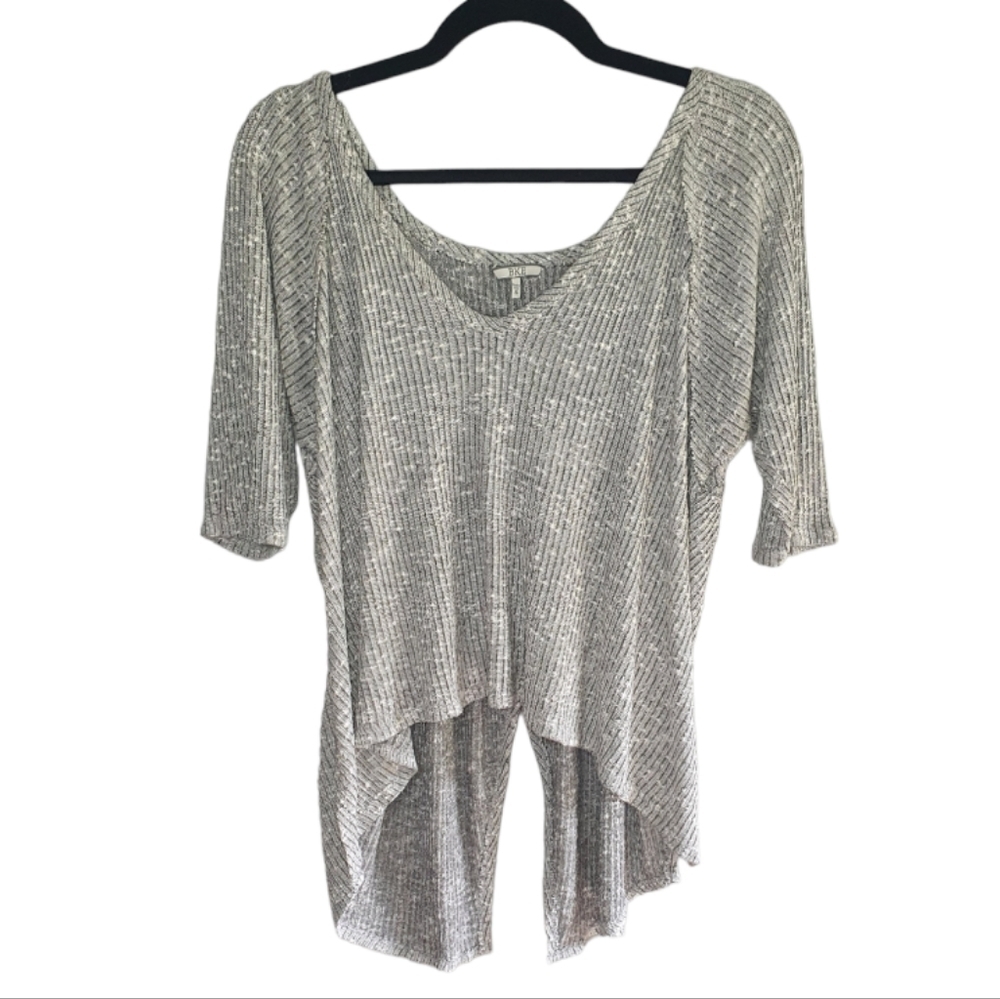 BUCKLE BKE Blouse Crossover Open back Gray Women's Size S